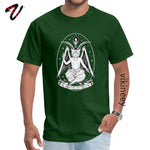 t-shirt chat kawaii satan vert