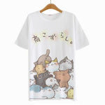 Tee shirt chat kawaii