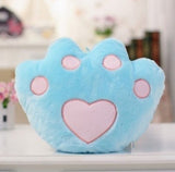 Peluche chat kawaii patte lumineuse