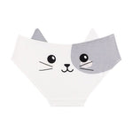 Culotte chat kawaii gris avec oreilles